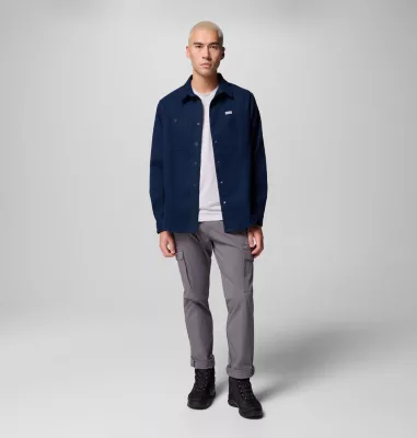 Columbia Men's Flare Gun™ Heavyweight Flannel Coll Navy Dark Stone