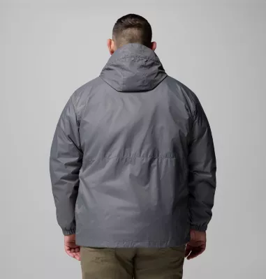 Columbia Men's Glenbrook Bend™ Rain Jacket - Big City Grey