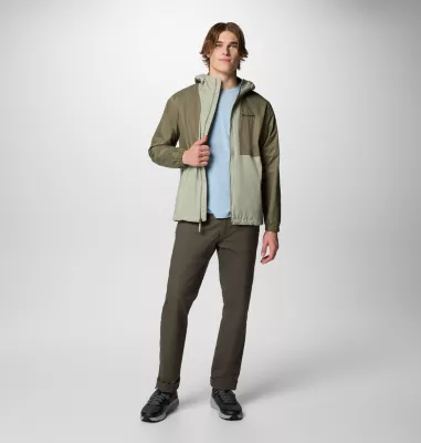Columbia Men's Glenbrook Bend™ Rain Jacket Stone Green Safari