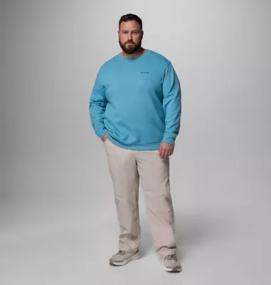 Columbia Men's Hart Mountain™ II Crew Sweatshirt - Big Vintage Blue Heather