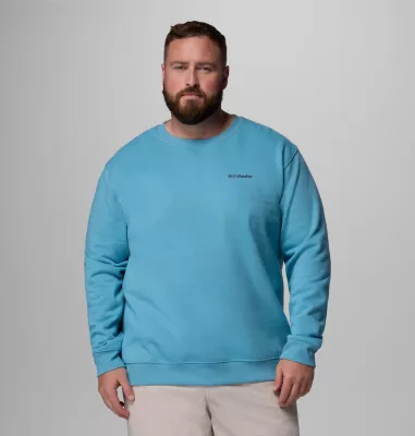 columbia Men's Hart Mountain™ II Crew Sweatshirt - Big Vintage Blue Heather