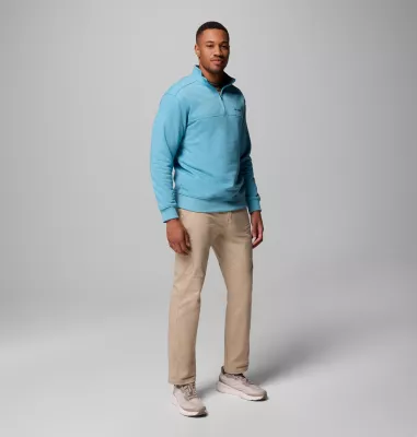 Columbia Men's Hart Mountain™ II Half Zip Sweatshirt - Tall Vintage Blue Heather