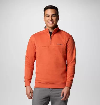 columbia Men's Hart Mountain™ II Half Zip Sweatshirt Tuscan Heather
