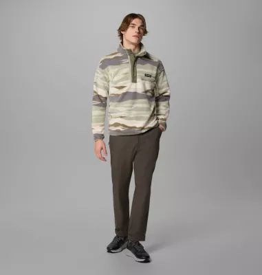 Columbia Men's Helvetia™ II Printed Half Snap Printed Fleece Pullover