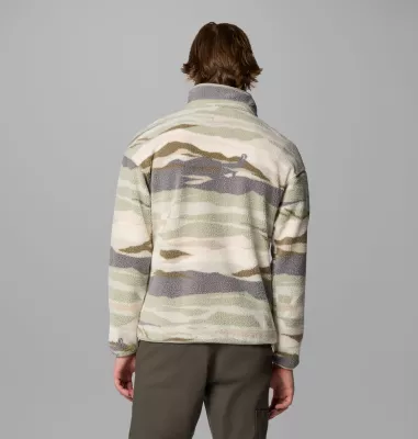 Columbia Men's Helvetia™ II Printed Half Snap Printed Fleece Pullover