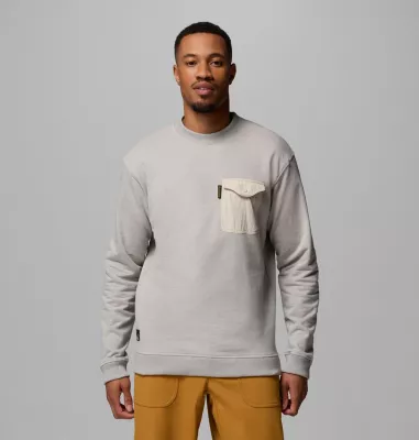 columbia Men's High Cascades™ French Terry Long Sleeve Shirt Dark Stone