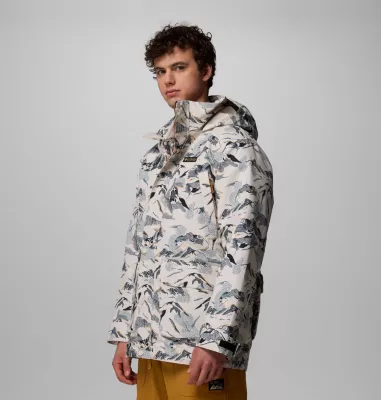 Columbia Men's High Cascades™ Interchange Reversible Bomber Jacket Dark Stone Skylines