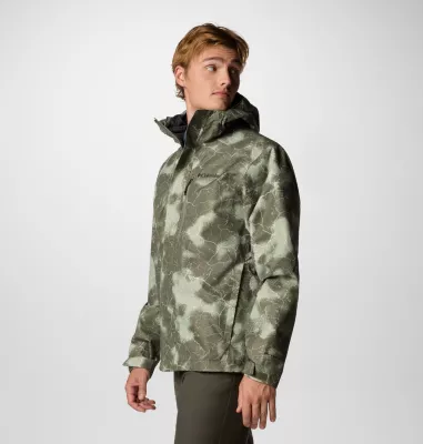 Columbia Men's Hikebound™ II Printed Jacket Stone Green Cracked Earth Print