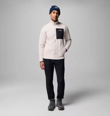 Columbia Men's Jasper Ridge™ Pebbled Full Zip Fleece Dark Stone Black