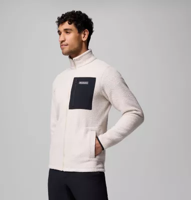 Columbia Men's Jasper Ridge™ Pebbled Full Zip Fleece Dark Stone Black