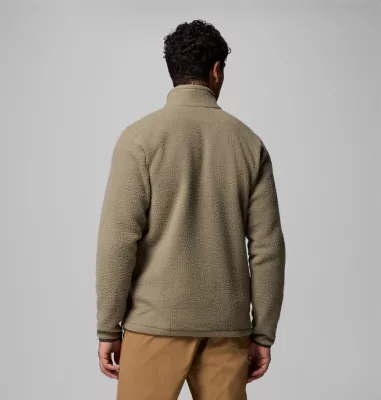 Columbia Men's Jasper Ridge™ Pebbled Full Zip Fleece - Tall Stone Green Greenscape