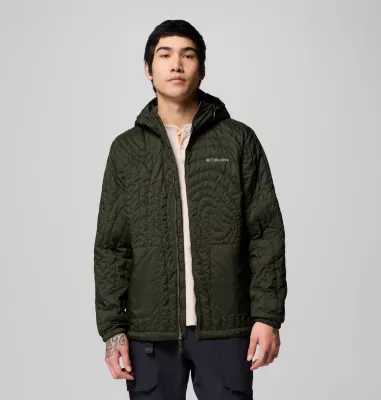 columbia Men's Landroamer™ Quilted Hooded Jacket Greenscape