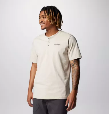 Columbia Men's Landroamer™ Short Sleeve Henley II Dark Stone