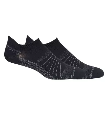 columbia Men's Mapped BRR No-Show Lightweight Socks - 2 Pack DK GREY/DK GREY