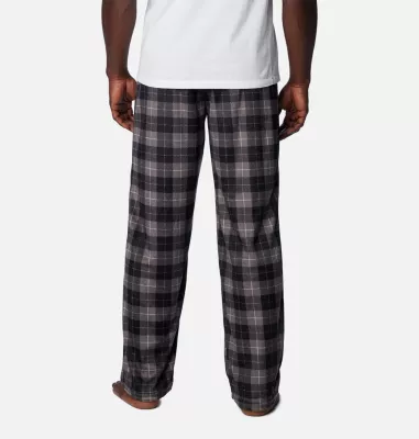 Columbia Men's Minky Fleece Pajama Pants City Grey Plaid
