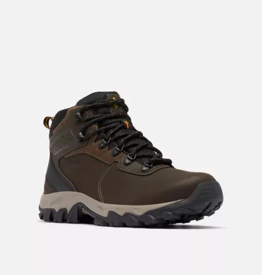 Columbia Men’s Newton Ridge™ Plus II Waterproof Hiking Boot - Wide Cordovan Squash