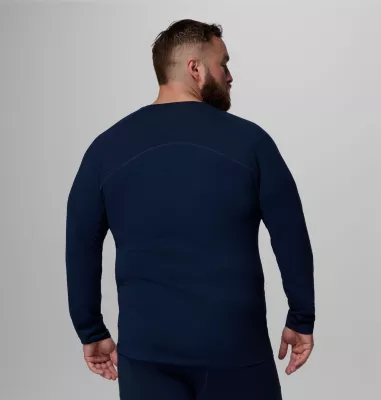 Columbia Men's Omni-Heat™ Infinity Knit Long Sleeve Crew Shirt - Big Collegiate Navy