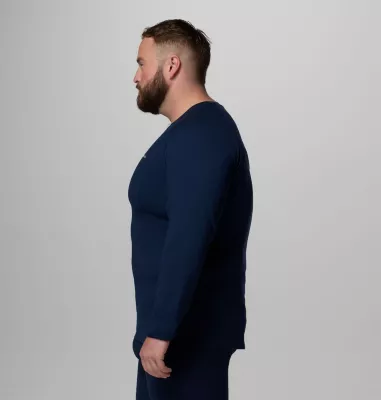 Columbia Men's Omni-Heat™ Infinity Knit Long Sleeve Crew Shirt - Big Collegiate Navy