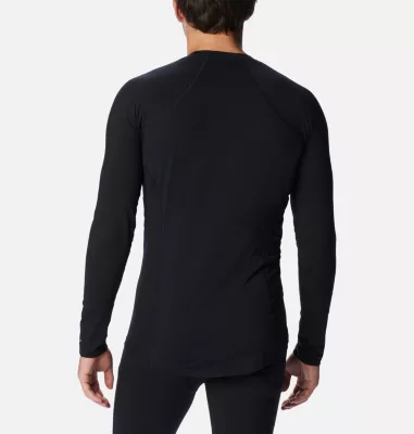 Columbia Men’s Omni-Heat™ Midweight Baselayer Crew - Tall Black