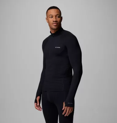 Columbia Men’s Omni-Heat™ Midweight Baselayer Half Zip Black