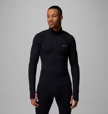 columbia Men’s Omni-Heat™ Midweight Baselayer Half Zip Black