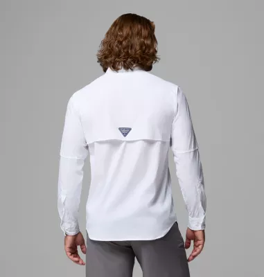 Columbia Men's PFG Bahama™ Elite Long Sleeve Shirt White