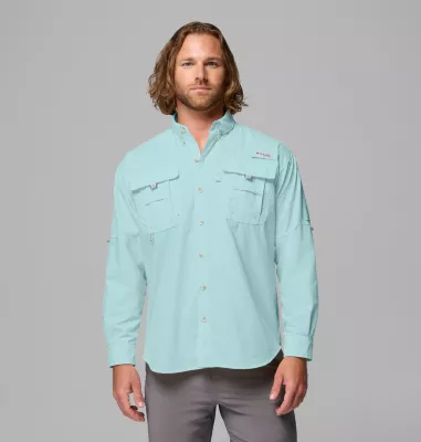 columbia Men’s PFG Bahama™ II Long Sleeve Shirt Gulf Stream