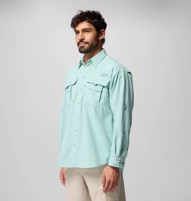Columbia Men’s PFG Bahama™ II Long Sleeve Shirt - Tall Misty Jade