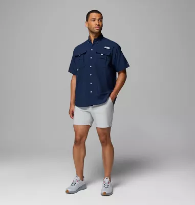 Columbia Men’s PFG Bahama™ II Short Sleeve Shirt Collegiate Navy