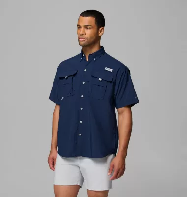 Columbia Men’s PFG Bahama™ II Short Sleeve Shirt Collegiate Navy