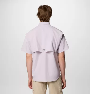 Columbia Men’s PFG Bahama™ II Short Sleeve Shirt - Tall Lavender Pearl