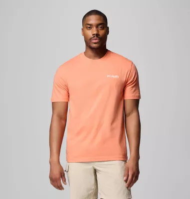 Columbia Men's PFG Everglades Graphic T-Shirt BRIGHT PEACH