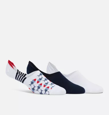 columbia Men's PFG Fish Flag Liner White Multi White Navy