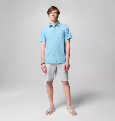 Columbia Men’s PFG Slack Tide™ Camp Shirt - Tall Vintage Blue