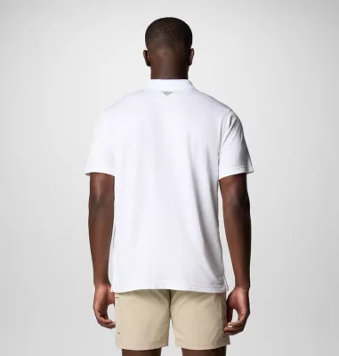 Columbia Men's PFG Solar Stream™ Polo Shirt - Tall White