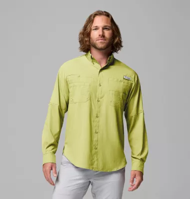 columbia Men’s PFG Tamiami™ II Long Sleeve Shirt Pear