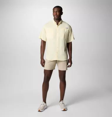 Columbia Men’s PFG Tamiami™ II Short Sleeve Shirt Lemon Wash