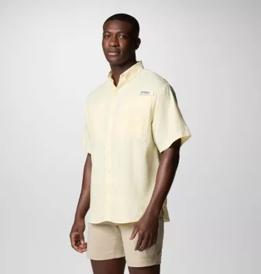 Columbia Men’s PFG Tamiami™ II Short Sleeve Shirt Lemon Wash