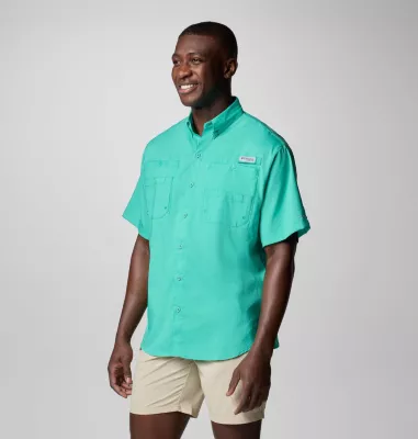 Columbia Men’s PFG Tamiami™ II Short Sleeve Shirt - Tall Glaze Green