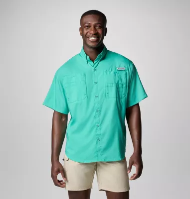 columbia Men’s PFG Tamiami™ II Short Sleeve Shirt - Tall Glaze Green