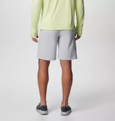 Columbia Men's PFG Terminal Tackle™ II Shorts Cool Grey Vivid Blue