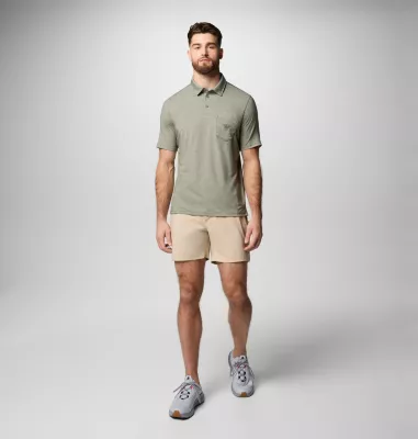 Columbia Men's PFG Uncharted™ Polo Shirt Cypress Heather