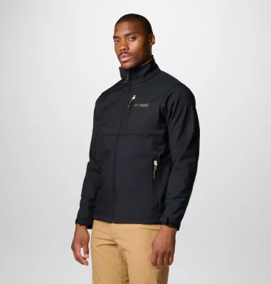 Columbia Men's PHG Ascender鈩?II Softshell Jacket Black Timberwoods Camo