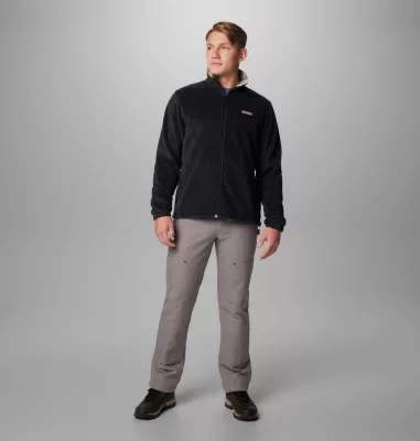 Columbia Men's PHG Fleece Jacket Black Timberwoods Camo