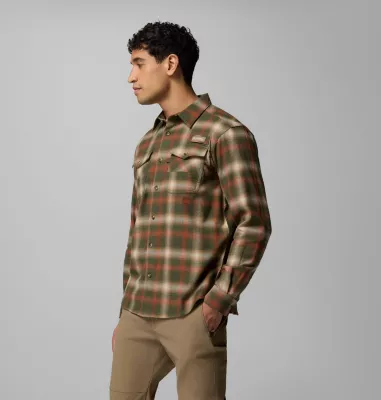 Columbia Men's PHG Roughtail™ Stretch Flannel Long Sleeve Shirt Surplus Green Tracking Check