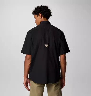 Columbia Men's PHG Sharptail™ Short Sleeve Shirt Black Timberwoods Camo