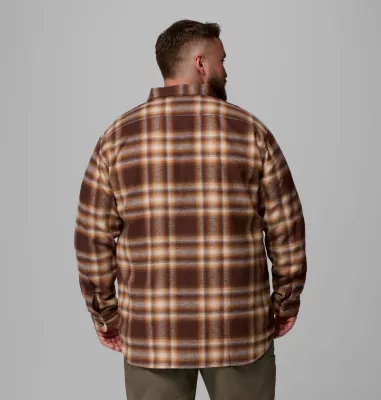 Columbia Men's Pitchstone™ Heavyweight Flannel II - Big Tobacco Twilight Ombre