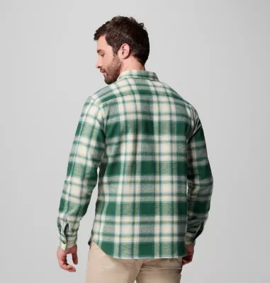 Columbia Men's Pitchstone™ Heavyweight Flannel II – Tall Rain Forest Twilight Ombre
