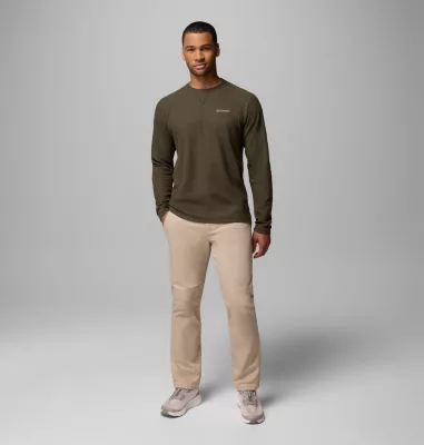 Columbia Men's Pitchstone™ Knit Crew II Greenscape Heather
