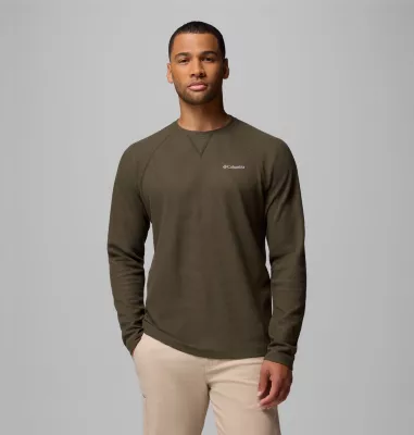 columbia Men's Pitchstone™ Knit Crew II Greenscape Heather